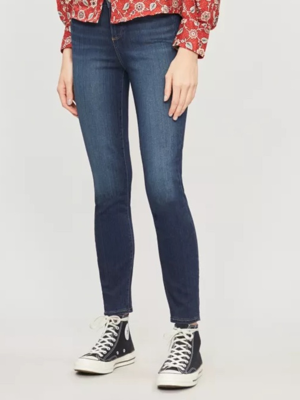 Paige Verdugo Ankle Skinny Jeans Dark Wash Size 27